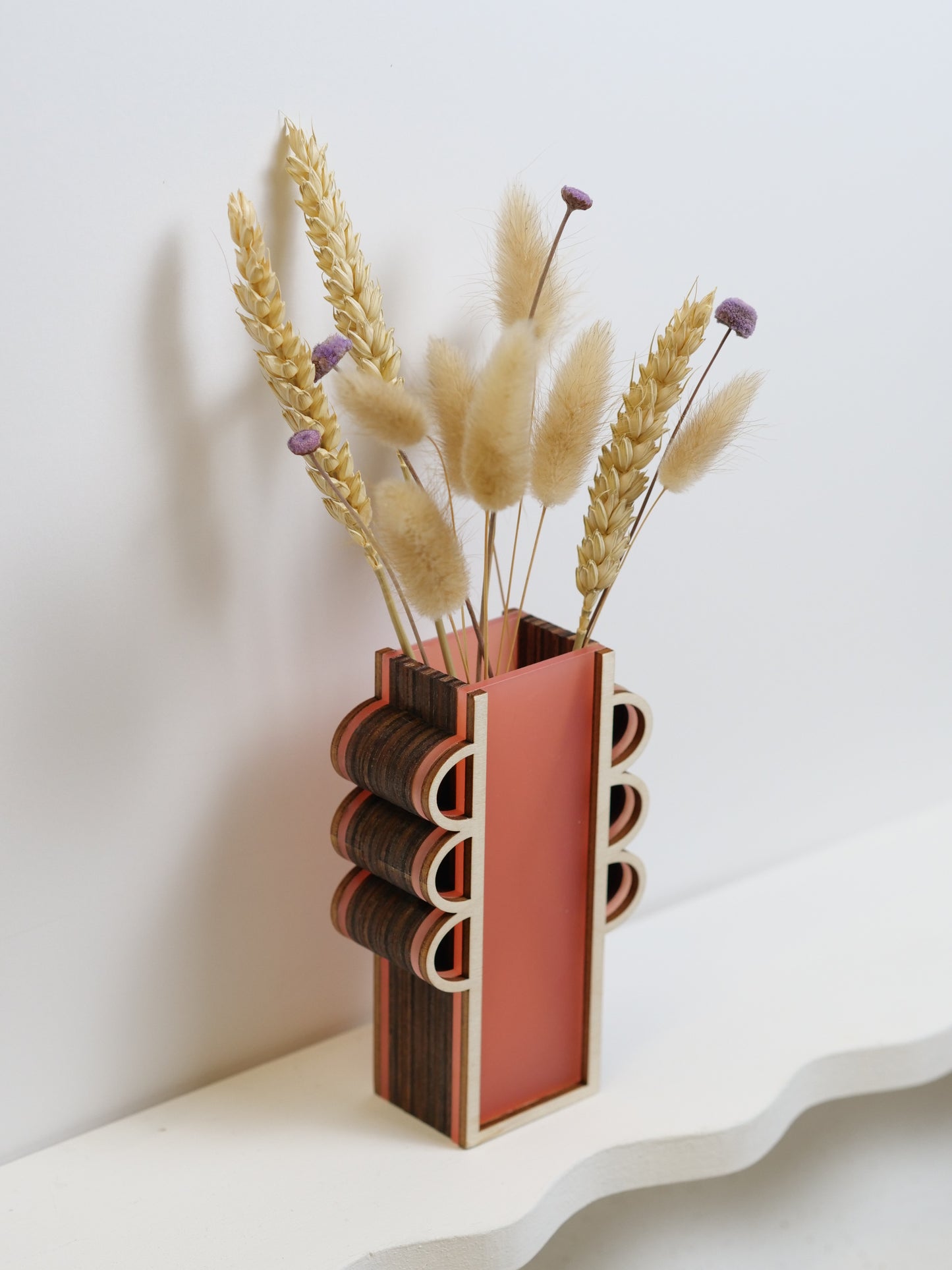 SECONDS - Debra Vase in frosted pink - 12cm